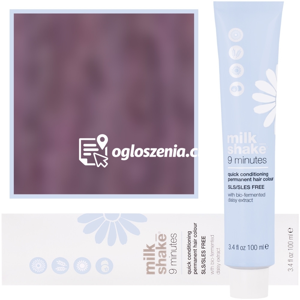 Zdjęcie produktu Milk Shake 9 Minutes - farba do wlosów, pelna paleta kolorów, 100ml 4,7 | 4V || Sredni Fioletowy Braz
