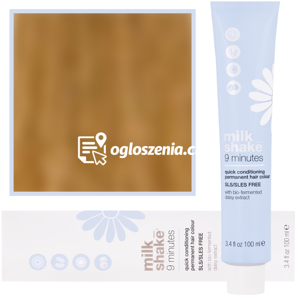 Zdjęcie produktu Milk Shake 9 Minutes - farba do wlosów, pelna paleta kolorów, 100ml 7,0 | 7NN || Sredni Intensywny Blond