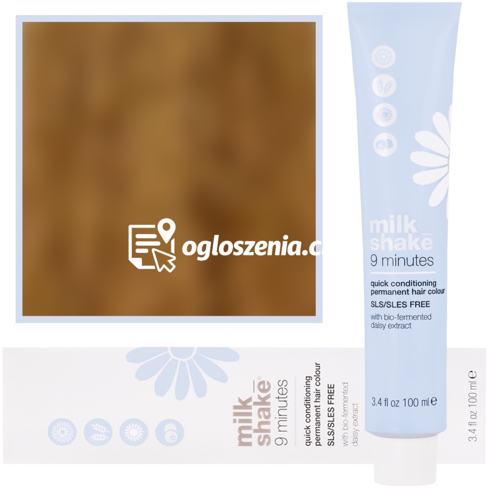 Zdjęcie produktu Milk Shake 9 Minutes - farba do wlosów, pelna paleta kolorów, 100ml 6,0 | 6NN || Ciemny Intensywny Blond