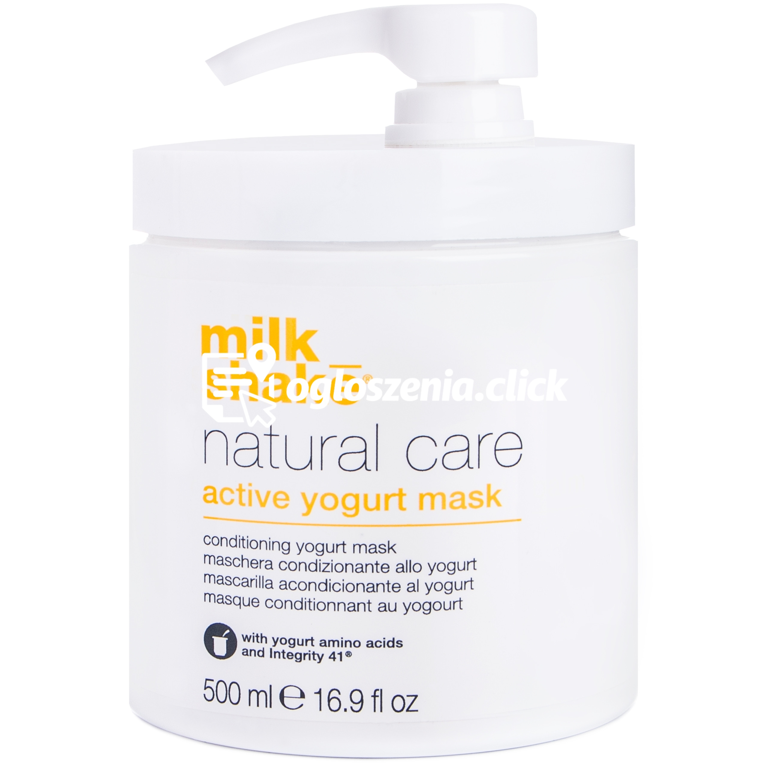 Zdjęcie produktu Milk Shake Active Yogurt - jogurtowa maska do wlosów zniszczonych, 500ml