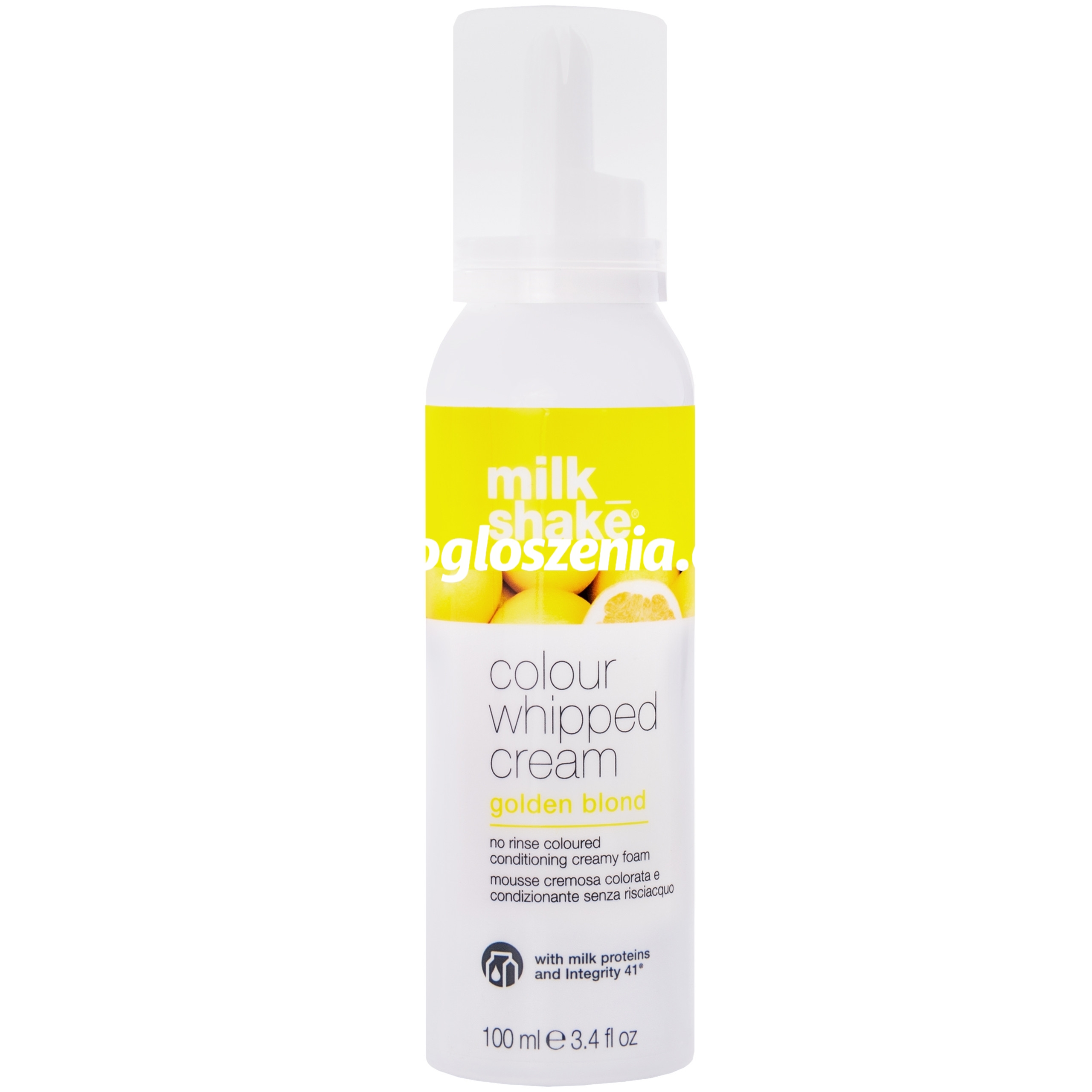 Zdjęcie produktu Milk Shake Color Whipped Cream Beige Blonde – pianka koloryzujaca i odzywcza bez splukiwania 100 ml Golden