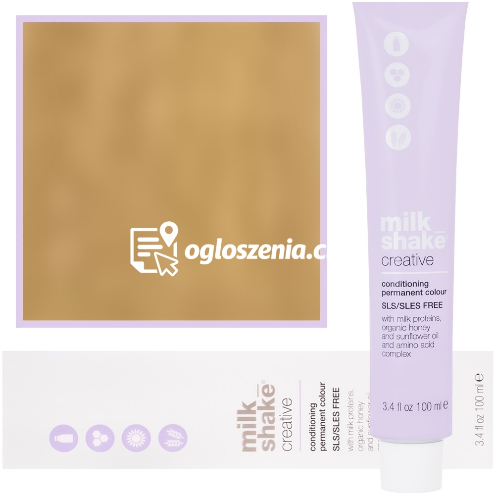 Zdjęcie produktu Milk Shake Creative - farba do wlosów, pelna paleta kolorów, 100ml 9,0 | 9NN || Intensywny Bardzo Jasny