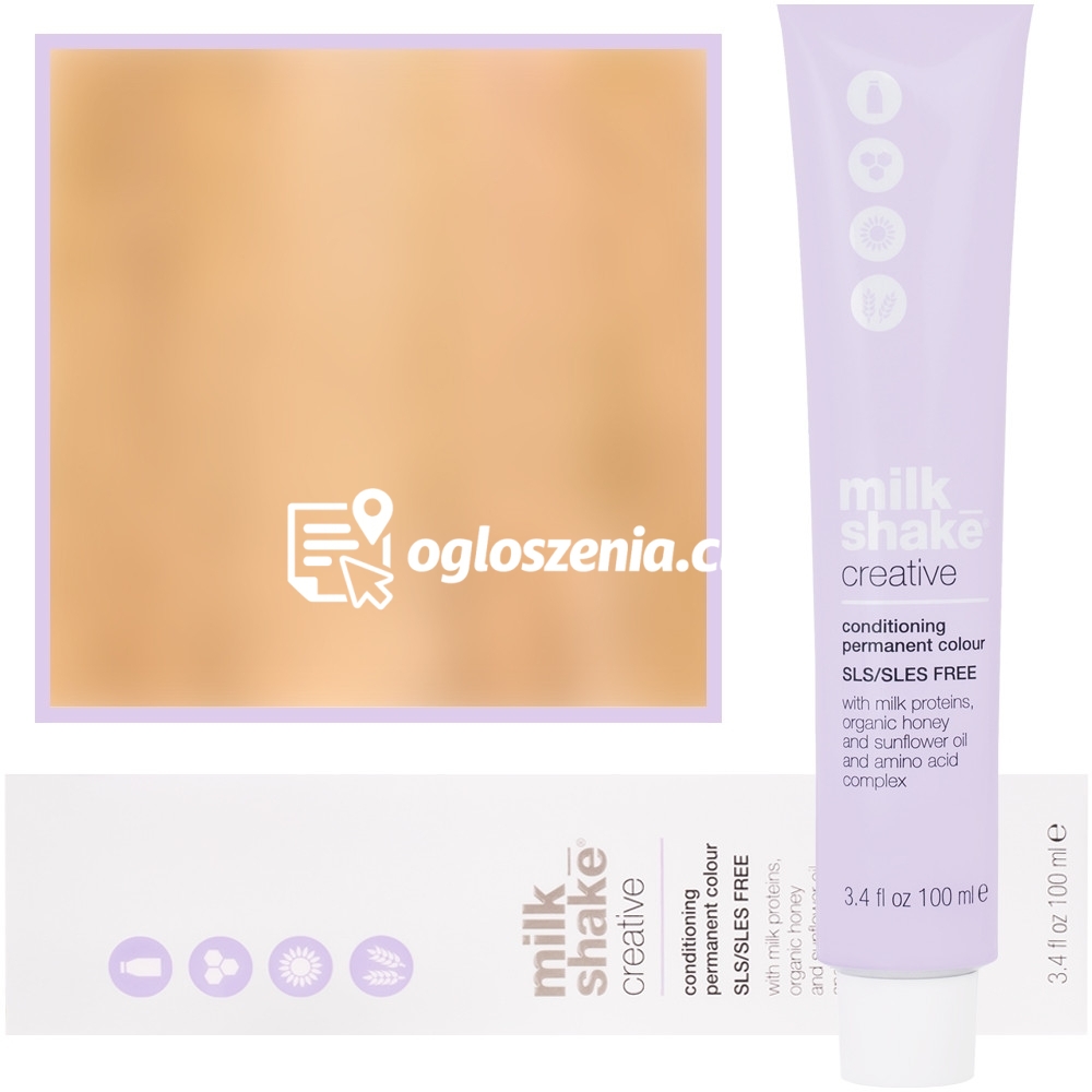 Zdjęcie produktu Milk Shake Creative - farba do wlosów, pelna paleta kolorów, 100ml 9,314 | 9GAC || Bardzo Jasny Miedziany