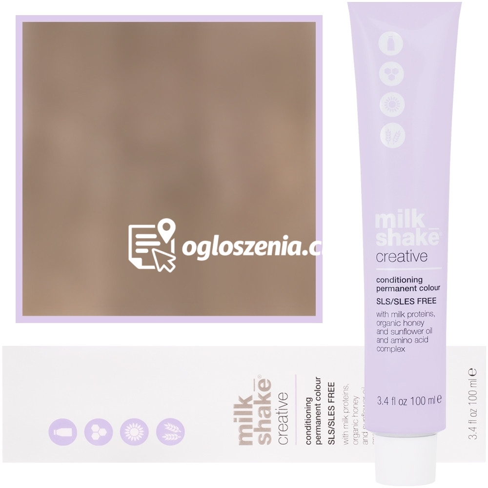 Zdjęcie produktu Milk Shake Creative - farba do wlosów, pelna paleta kolorów, 100ml 9,86 | 9BR || Bardzo Jasny Czerwony