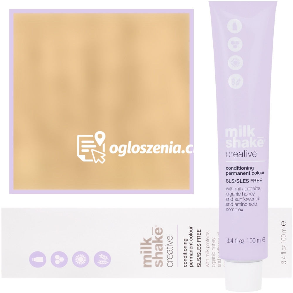 Zdjęcie produktu Milk Shake Creative - farba do wlosów, pelna paleta kolorów, 100ml 10,0 | 10NN || Intensywny Platynowy