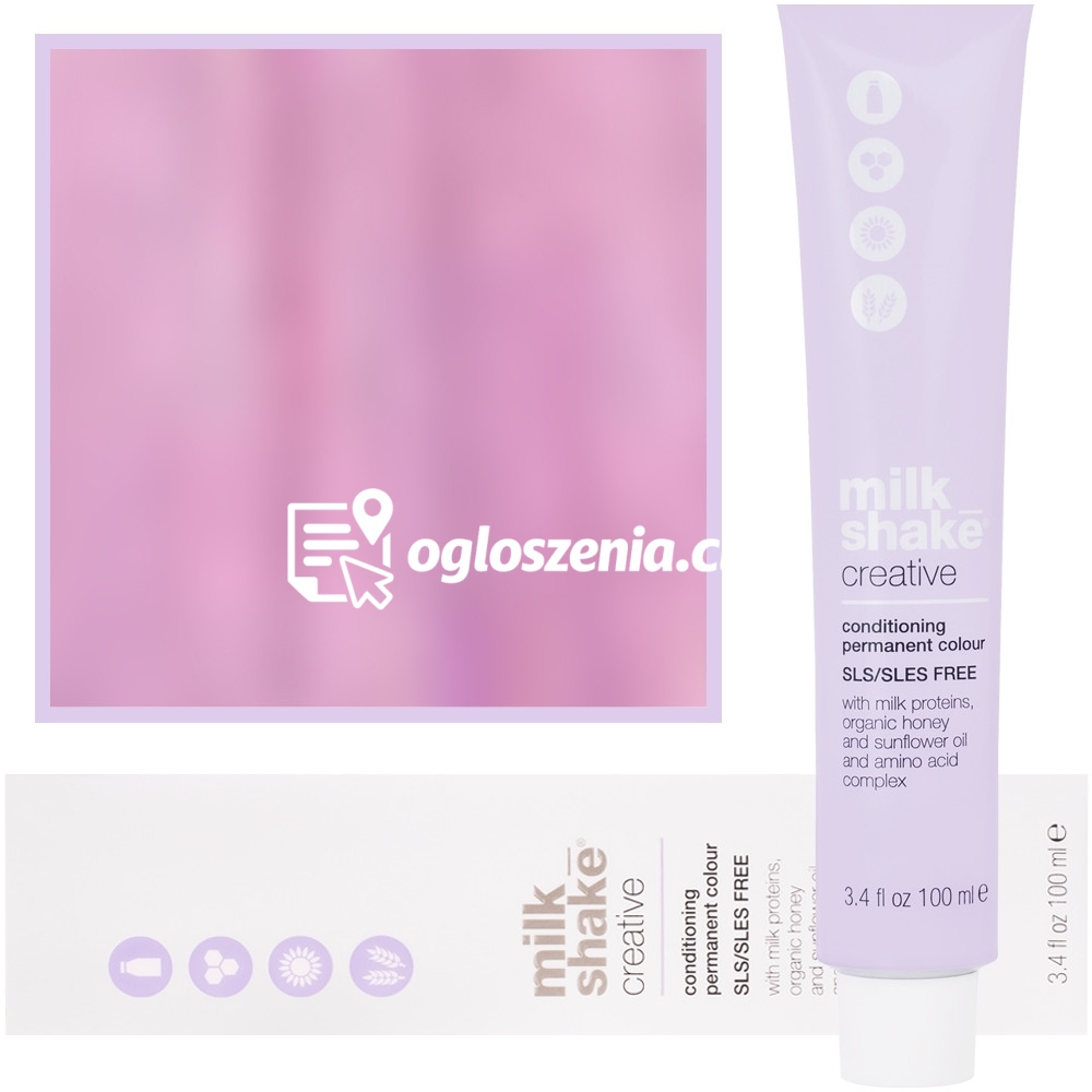 Zdjęcie produktu Milk Shake Creative - farba do wlosów, pelna paleta kolorów, 100ml 10,76 | 10VR || Czerwony Fioletowy