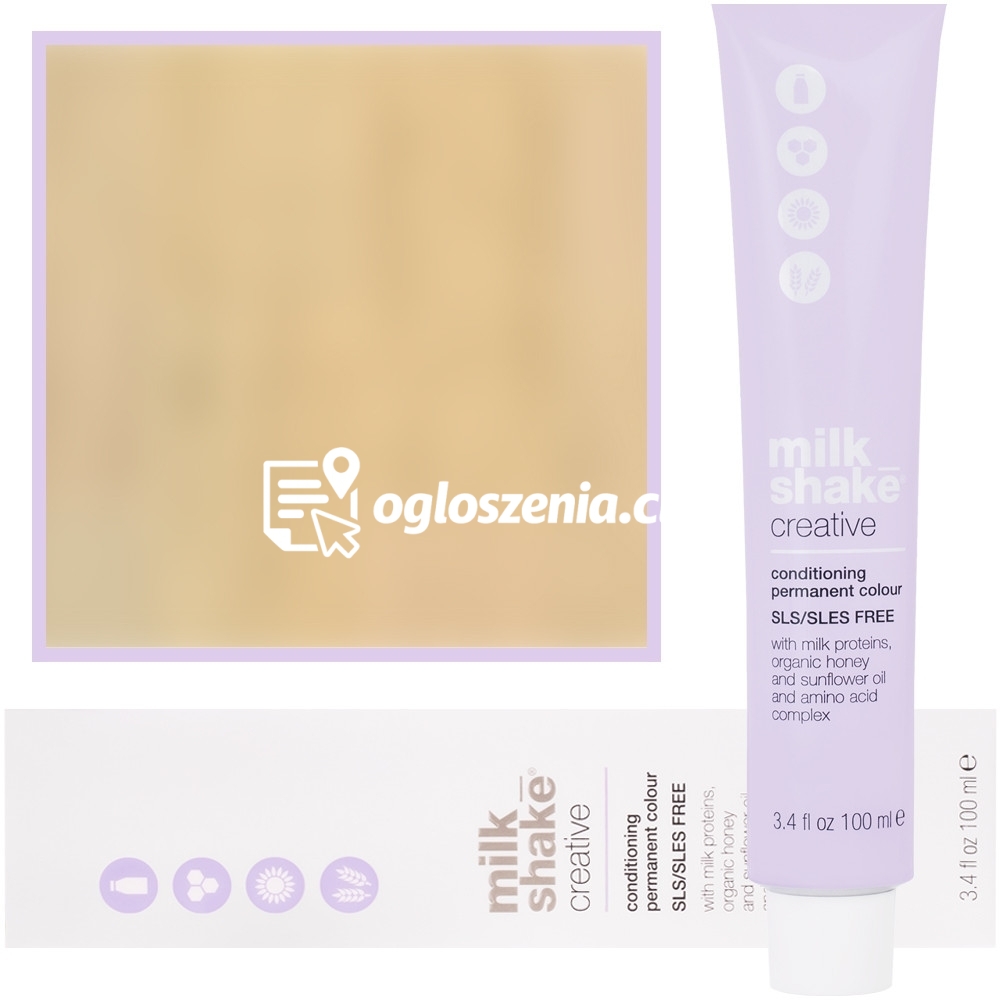 Zdjęcie produktu Milk Shake Creative - farba do wlosów, pelna paleta kolorów, 100ml 12,03 | 12NG || Naturalny Zloty