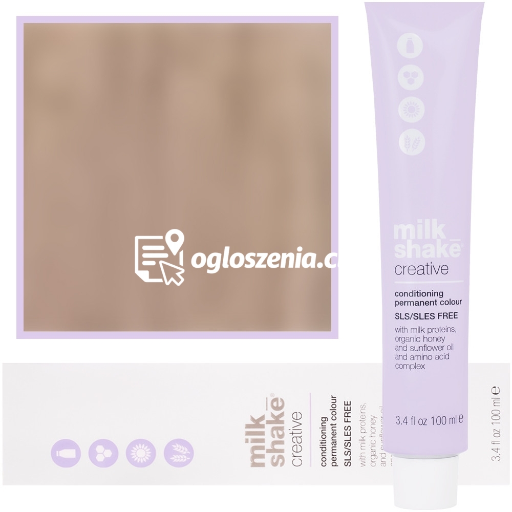 Zdjęcie produktu Milk Shake Creative - farba do wlosów, pelna paleta kolorów, 100ml 12,07 | 12NV || Naturalny Fiolet