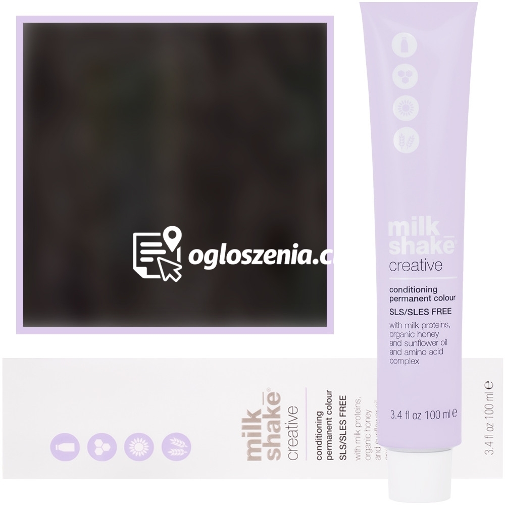 Zdjęcie produktu Milk Shake Creative - farba do wlosów, pelna paleta kolorów, 100ml 3 | 3N || Ciemny Braz