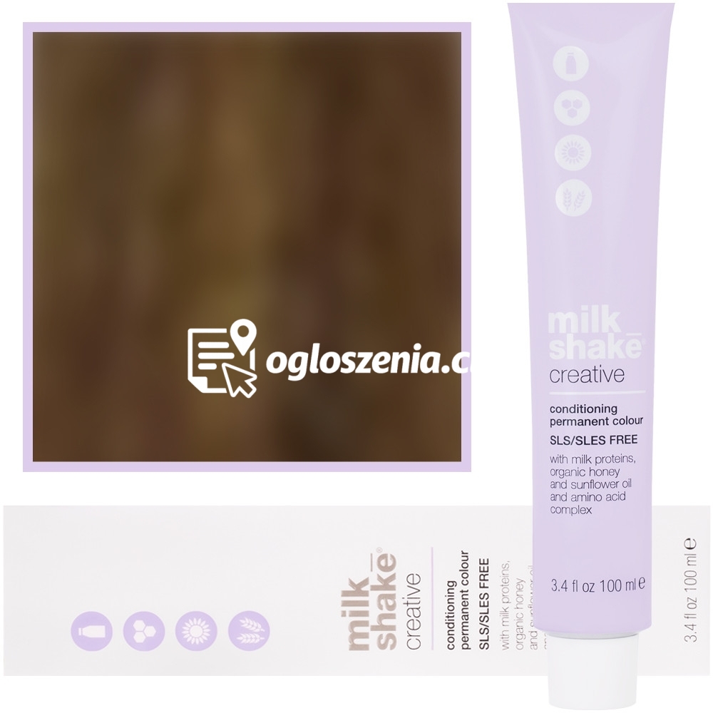 Zdjęcie produktu Milk Shake Creative - farba do wlosów, pelna paleta kolorów, 100ml 6 | 6N || Ciemny Blond