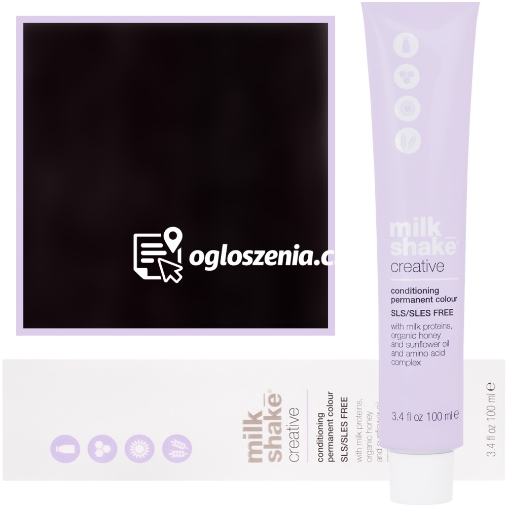 Zdjęcie produktu Milk Shake Creative - farba do wlosów, pelna paleta kolorów, 100ml 6,61 | 6RA || Ciemny Popielaty Czerwony