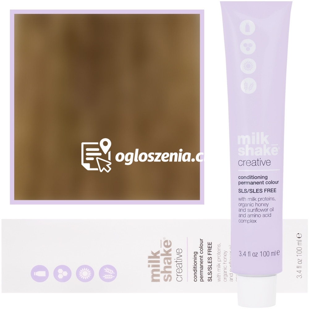 Zdjęcie produktu Milk Shake Creative - farba do wlosów, pelna paleta kolorów, 100ml 7 | 7N || Sredni Blond