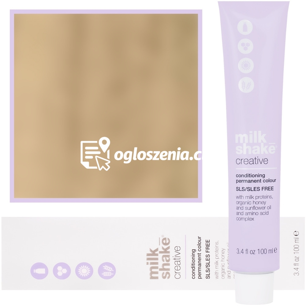 Zdjęcie produktu Milk Shake Creative - farba do wlosów, pelna paleta kolorów, 100ml 12,00 | 12N || Naturalny