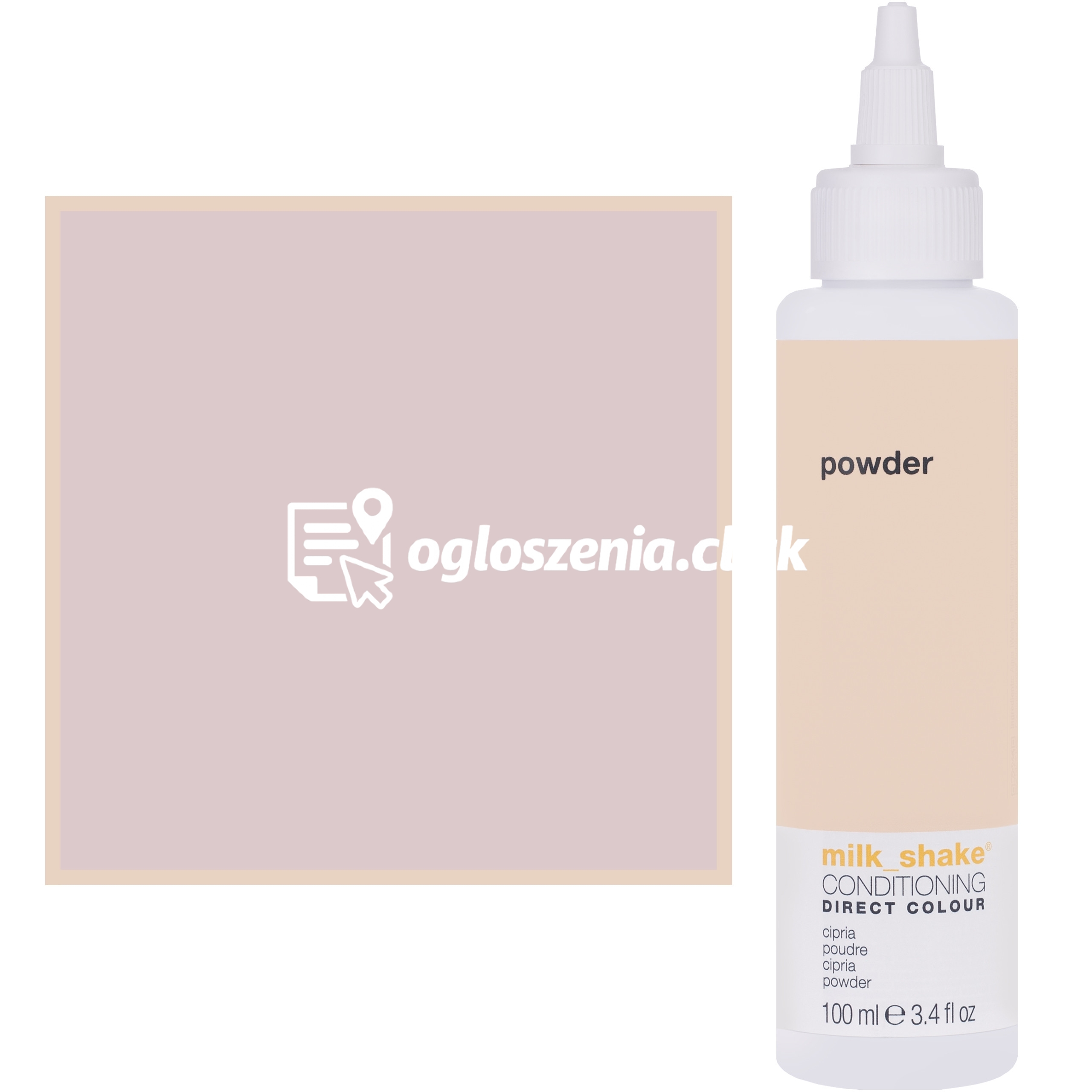 Zdjęcie produktu Milk Shake Direct Colour - toner do koloryzacji wlosów 100ml, pelna paleta kolorów POWDER || Pudrowy