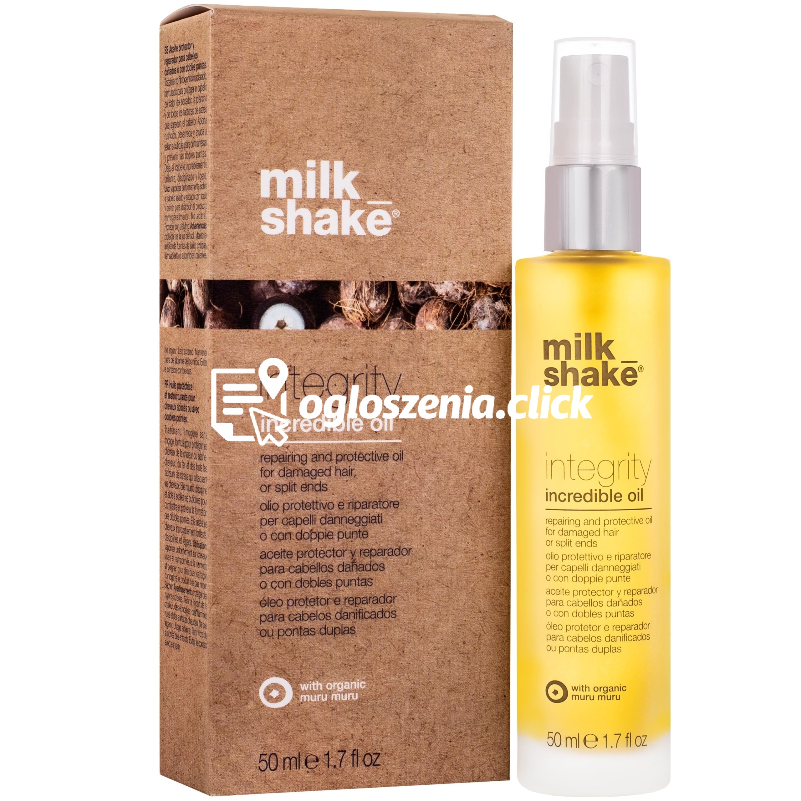Zdjęcie produktu Milk Shake Integrity Incredible Oil – odbudowujacy, ochronny olejek do wlosów, 50ml