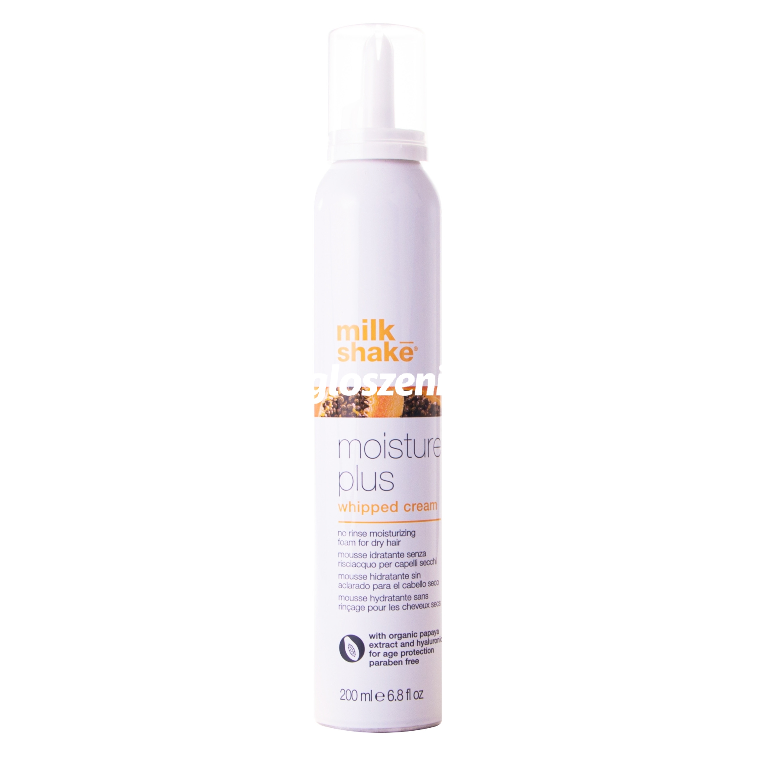 Zdjęcie produktu Milk Shake Moisture Plus Whipped Cream - odzywka do wlosów w piance bez splukiwania, 200 ml