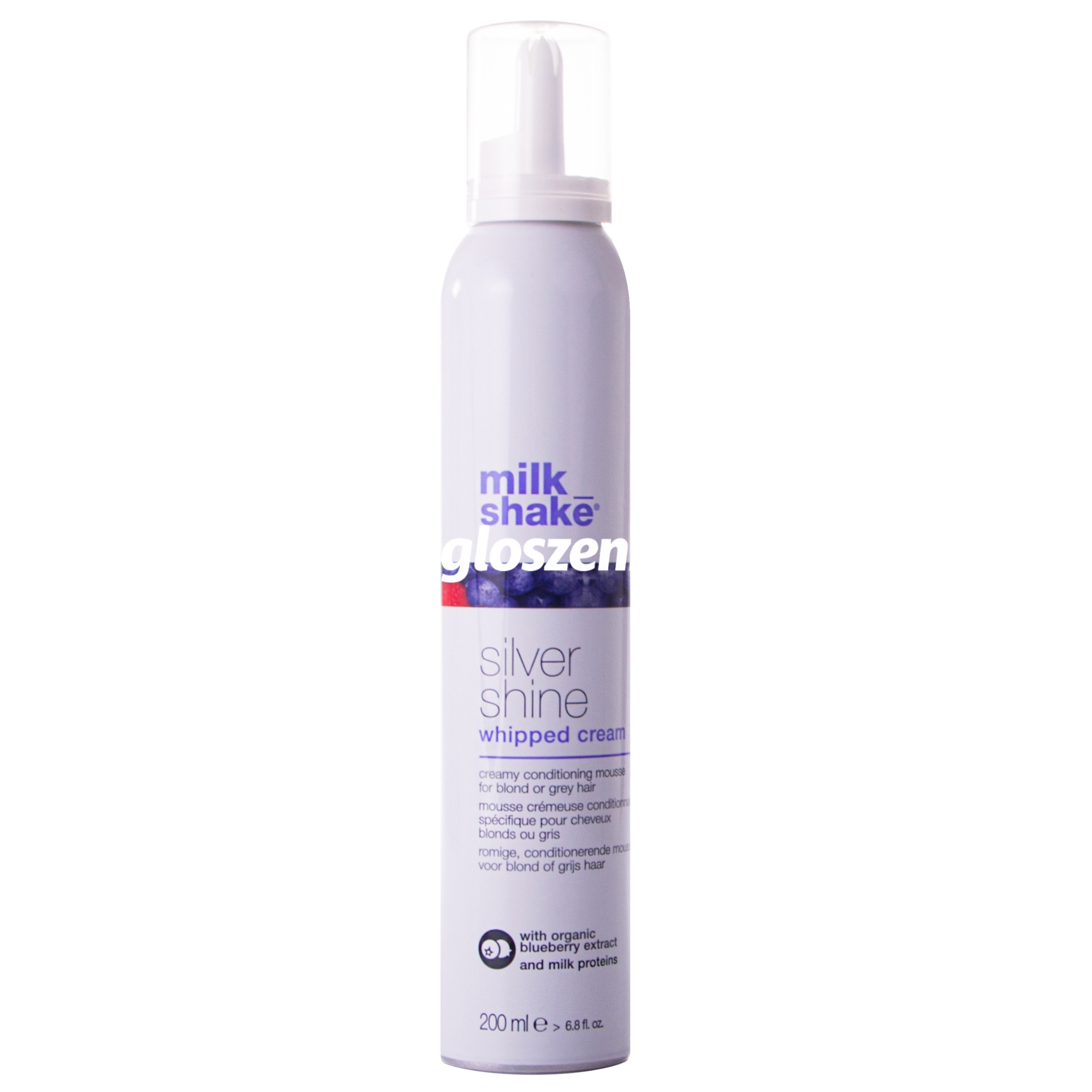 Zdjęcie produktu Milk Shake Silver Shine Whipped Cream kremowa odzywka do wlosów blond i siwych 200 ml
