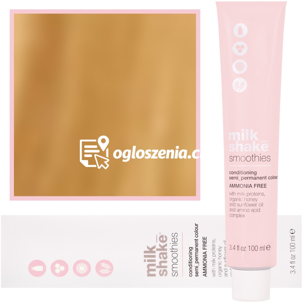 Zdjęcie produktu Milk Shake Smoothie Semi-Perm - farba do wlosów bez amoniaku, paleta kolorów, 100ml 9,33 | 9GG ||