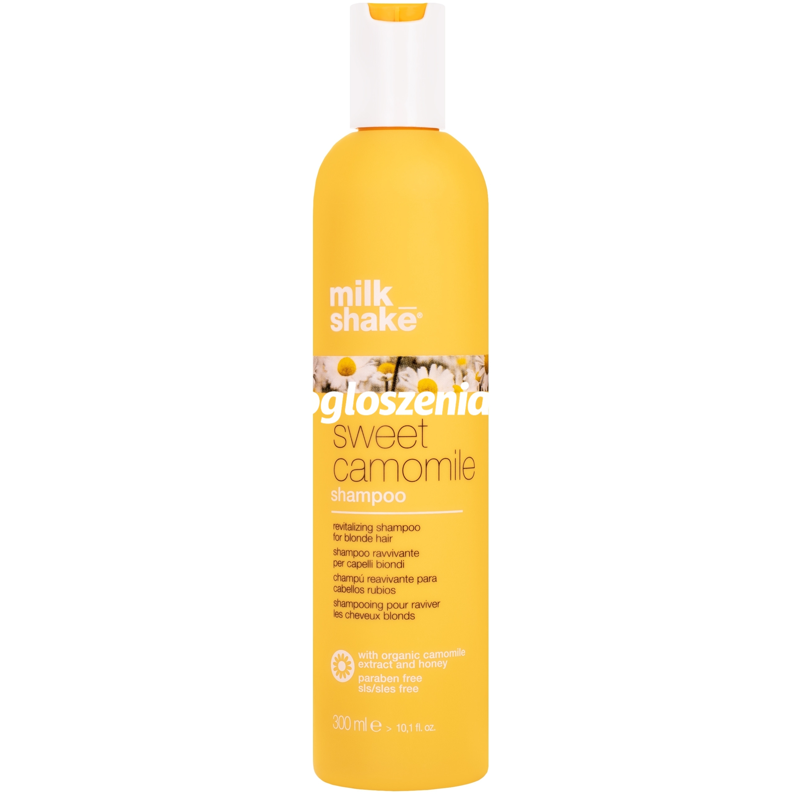 Zdjęcie produktu Milk Shake Sweet Camomile Shampoo – rewitalizujacy szampon do wlosów blond, 300ml