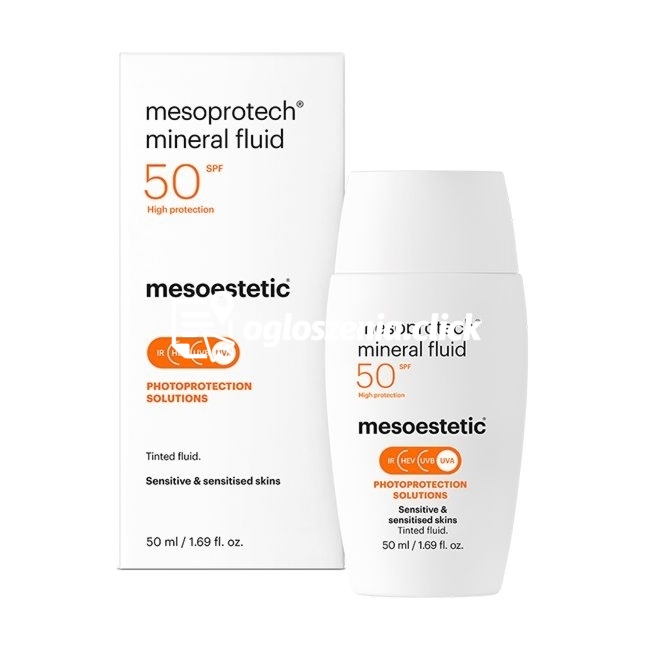 Zdjęcie produktu Mineralny fluid SPF 50 - Mesoestetic - Mesoprotech Mineral Fluid - 50 ml