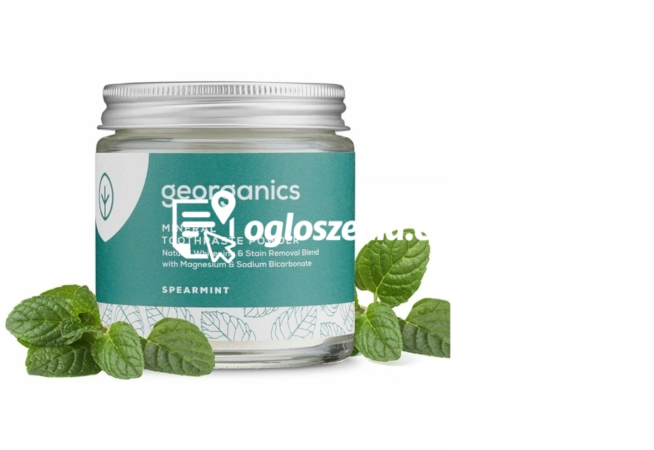 Zdjęcie produktu Mineralny proszek do mycia zebów, naturalny sklad, do codziennej pielegnacji, smak miety zielonej, 60 ml