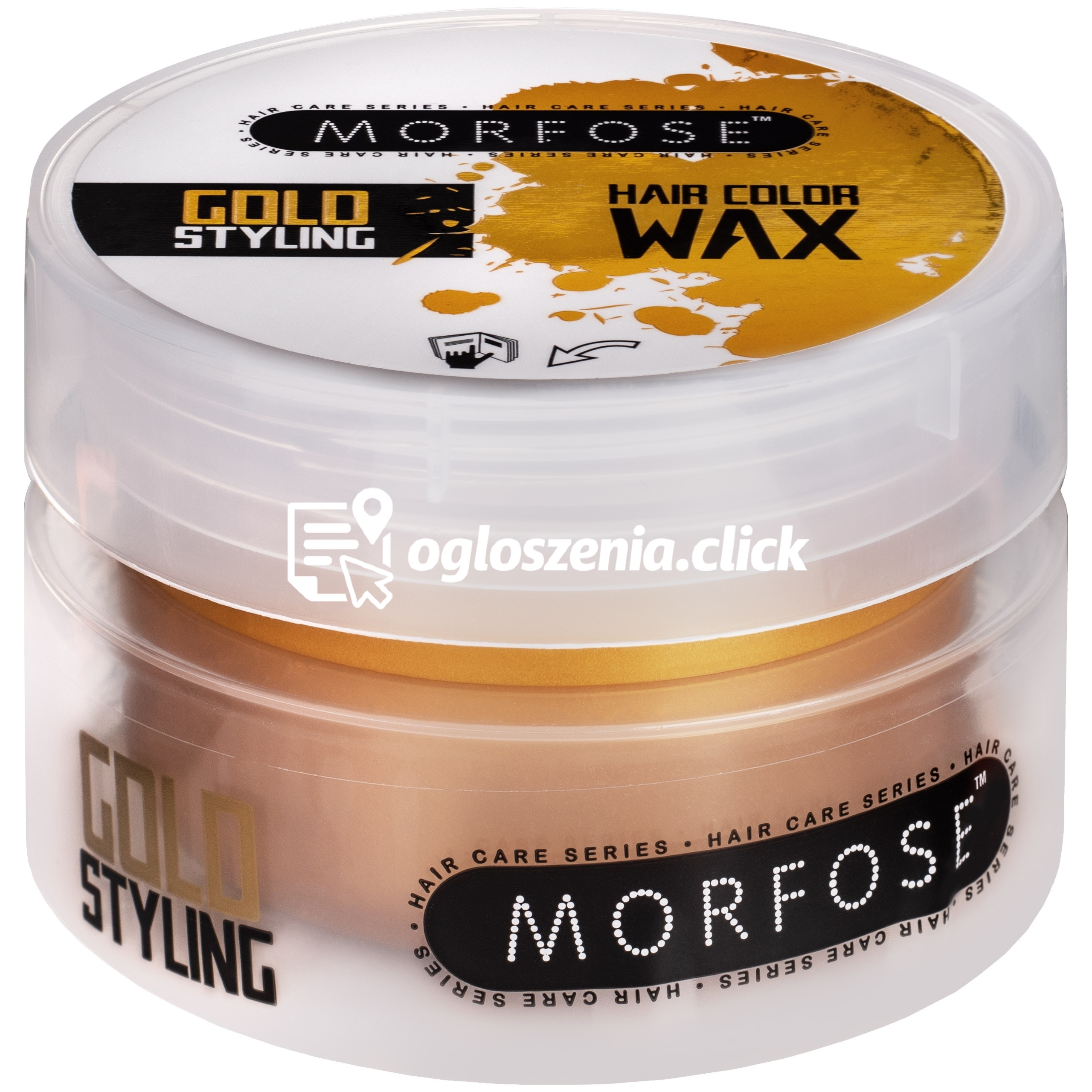 Zdjęcie produktu Morfose Hair Color Wax - koloryzujacy wosk do wlosów, mocny, matowe wykonczenie, 100ml Gold | Zloty