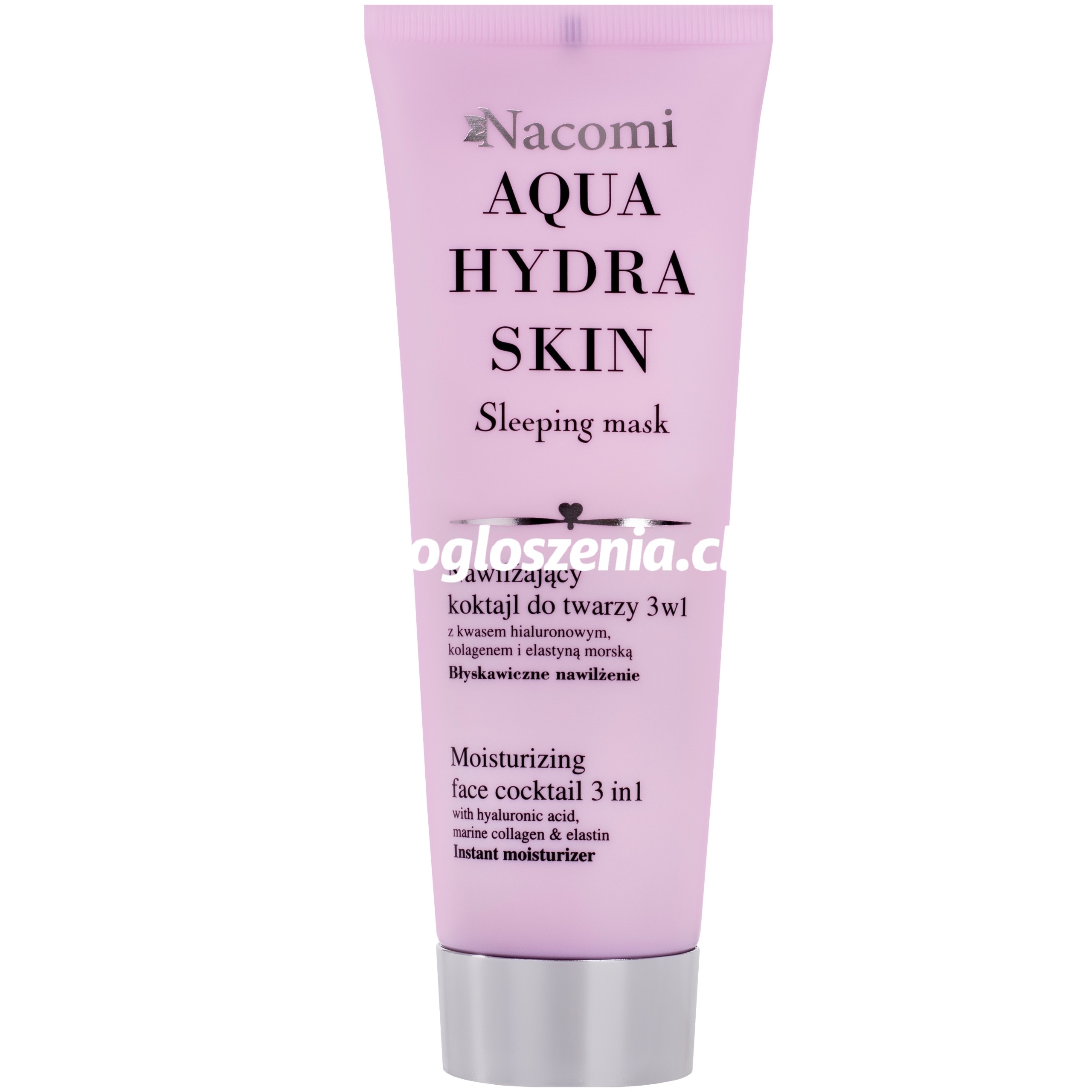 Zdjęcie produktu Nacomi Aqua Hydra Skin Sleeping Mask - nawilzajacy koktajl do twarzy 3w1, 85ml