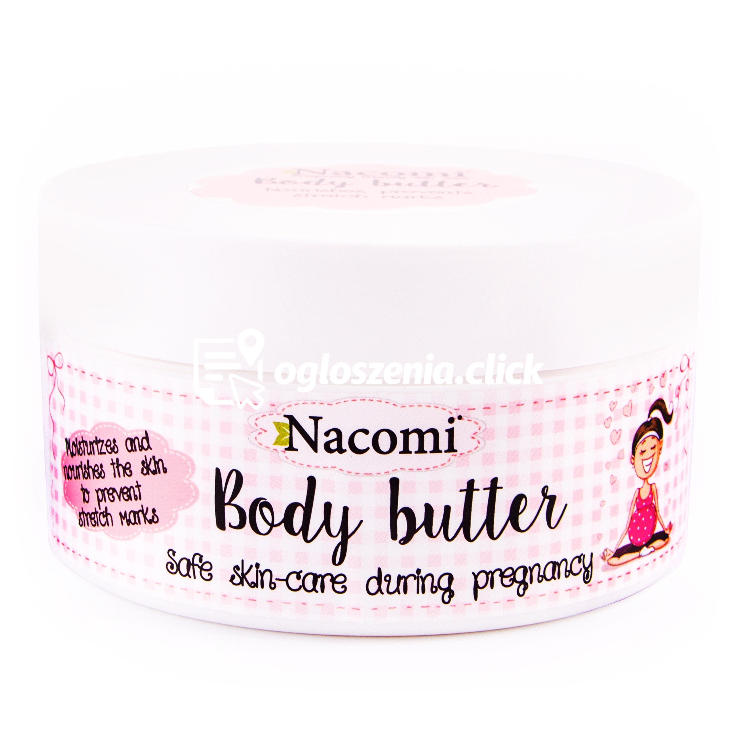 Zdjęcie produktu Nacomi Body Butter - nawilzajace maslo do ciala dla kobiet w ciazy, 100ml