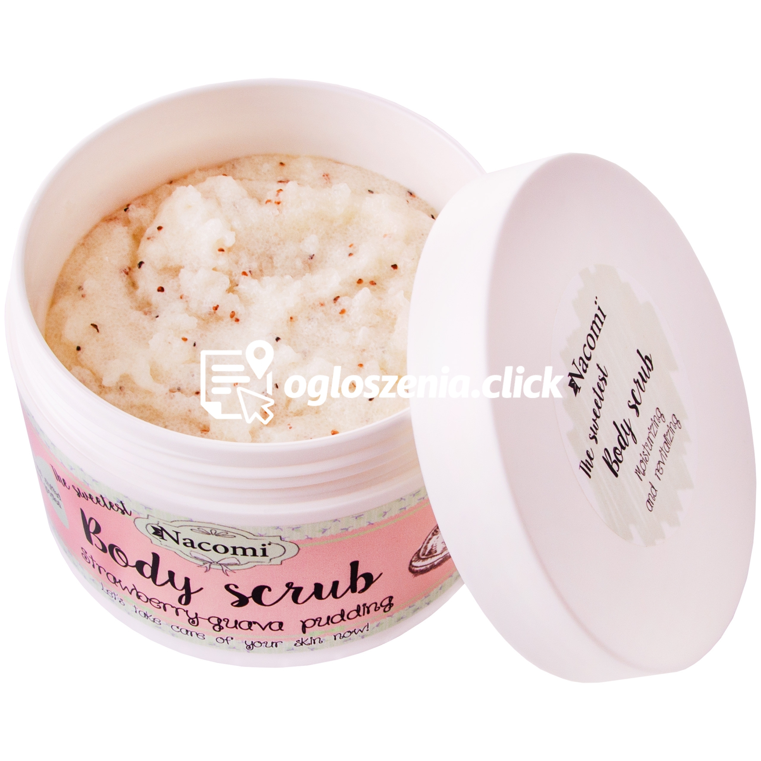 Zdjęcie produktu Nacomi Body Scrub Peeling cukrowy truskawka gujawa 200 g