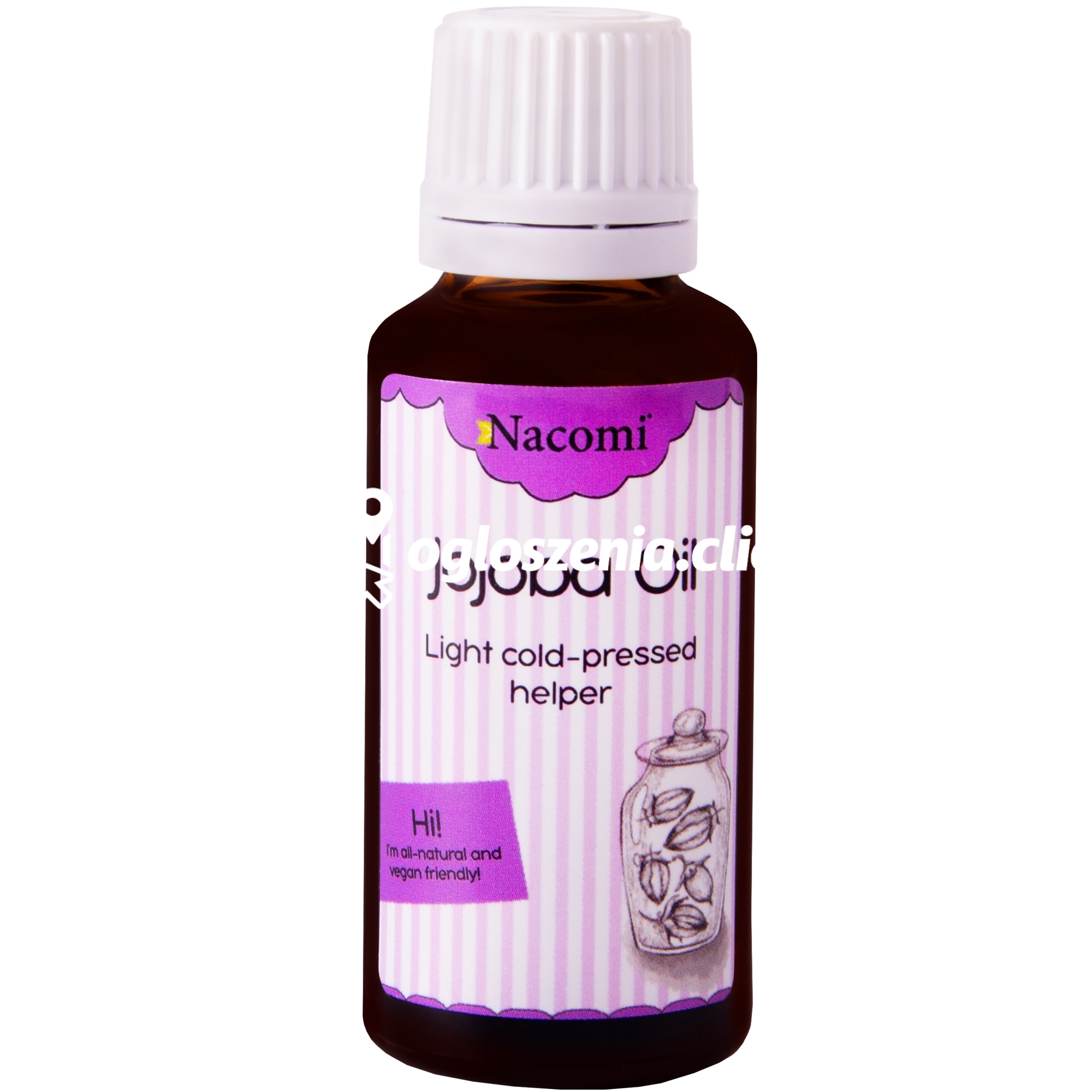 Zdjęcie produktu Nacomi ekologiczny olej z jojoba - nawilza i odzywia 30 ml