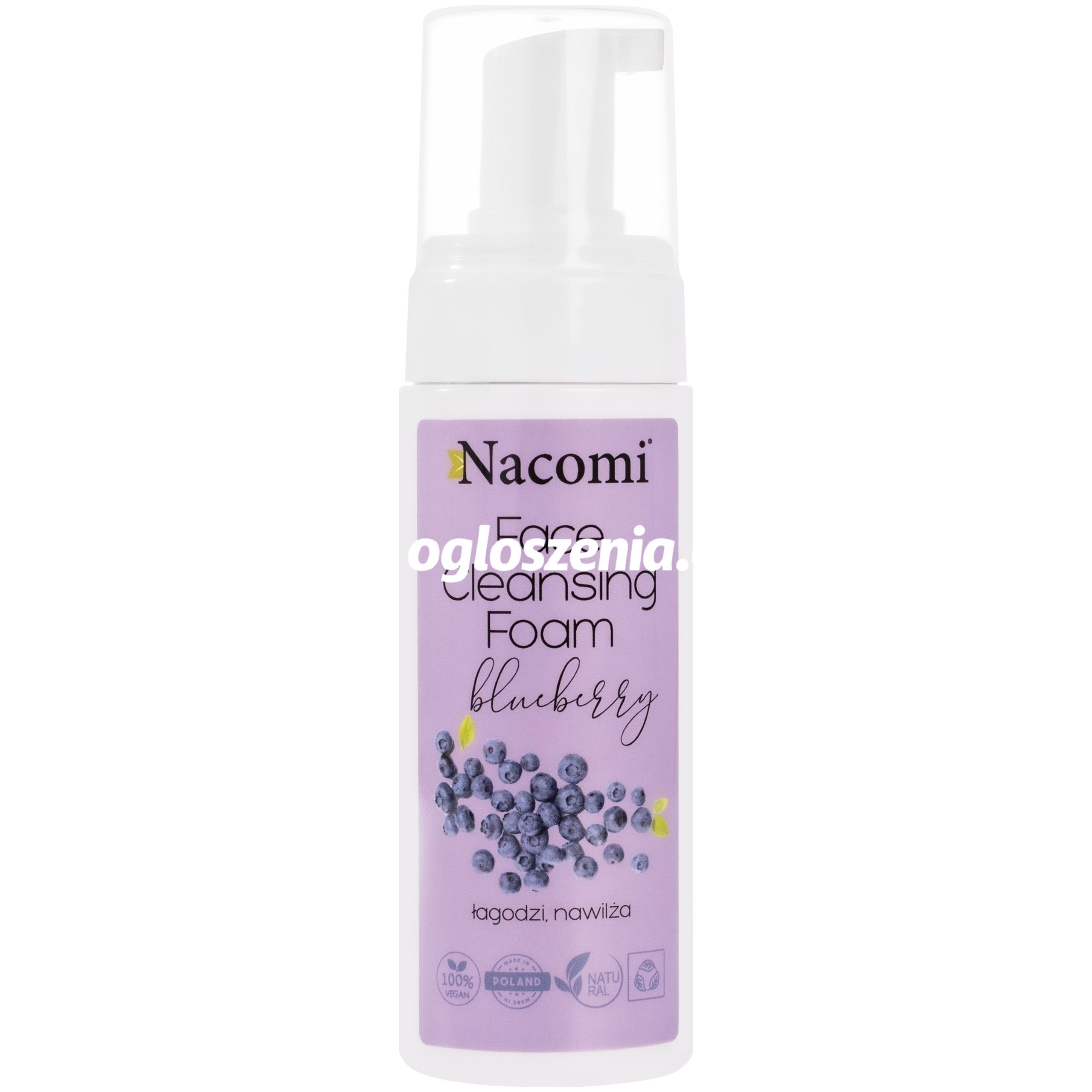 Zdjęcie produktu Nacomi Face Cleansing Foam Blueberry - pianka myjaca do twarzy o zapachu borówki 150ml