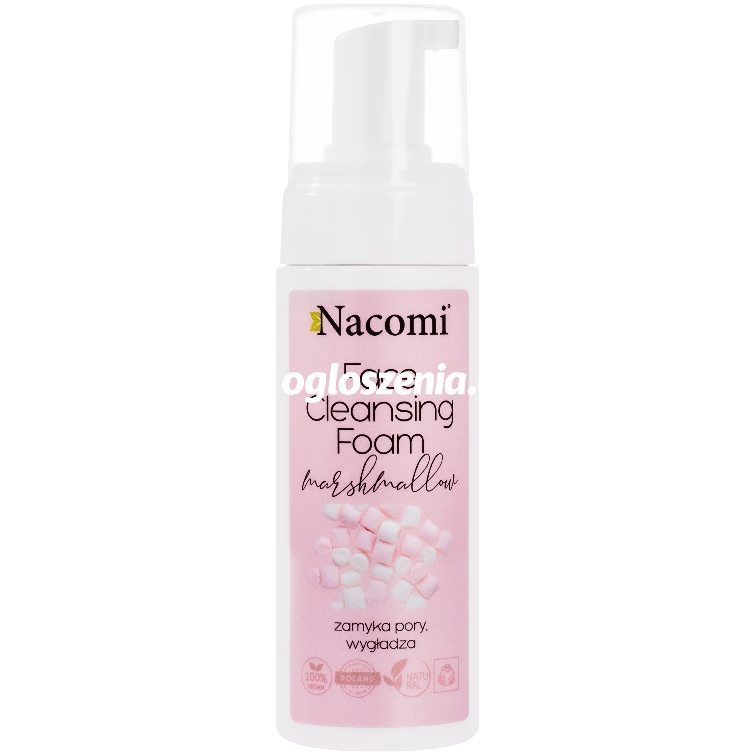 Zdjęcie produktu Nacomi Face Cleansing Foam Marshmallow - lekka, kojaca pianka do mycia twarzy 150ml
