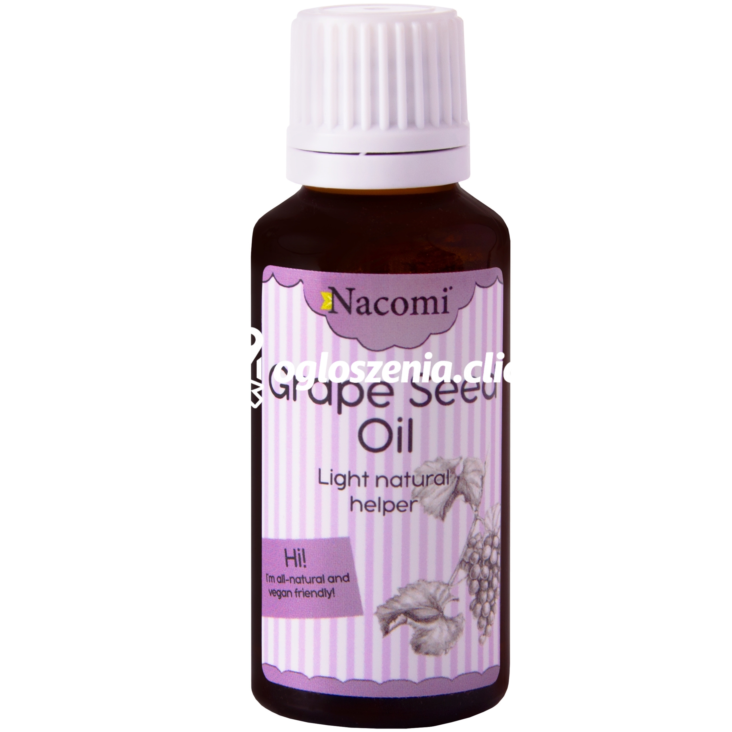Zdjęcie produktu Nacomi Grape Seed Oil Olej z pestek winogron 30 ml