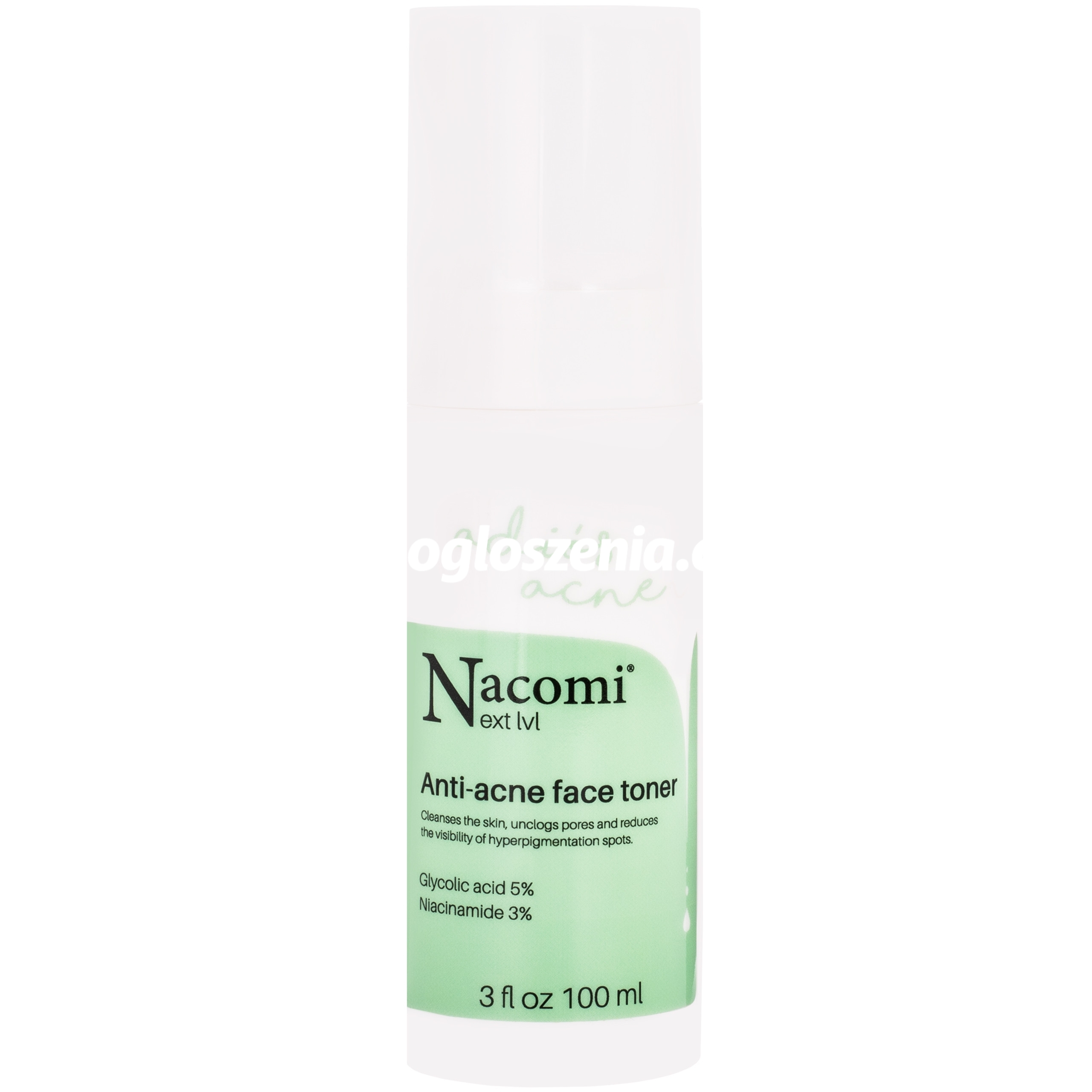 Zdjęcie produktu Nacomi Next Level Anti-acne Face Toner – tonik przeciwtradzikowy, zweza pory 100ml