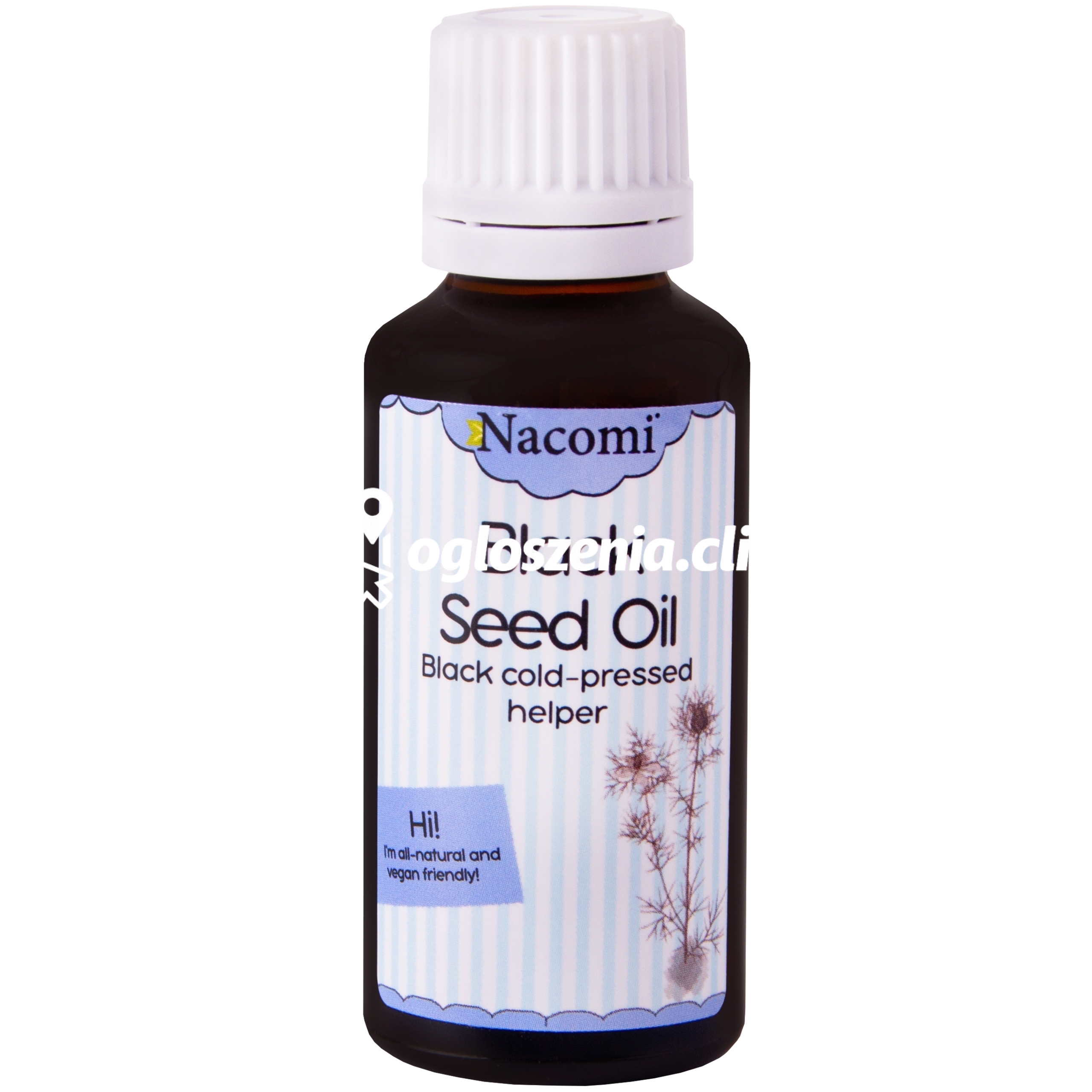 Zdjęcie produktu Nacomi Olej z Czarnuszki tloczony na zimno ekologiczny 30 ml
