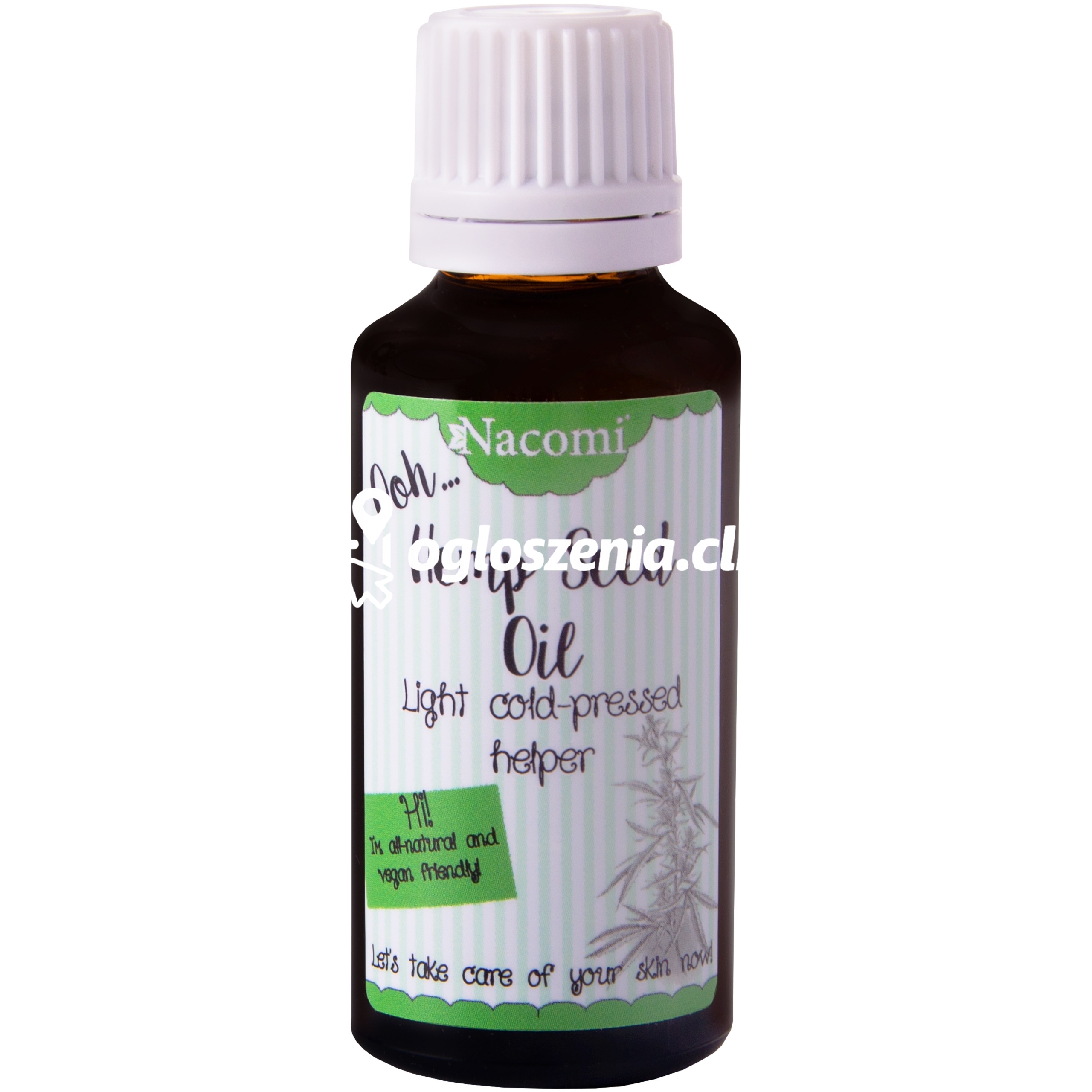 Zdjęcie produktu Nacomi Olej z nasion Konopi tloczony na zimno naturalny 30 ml