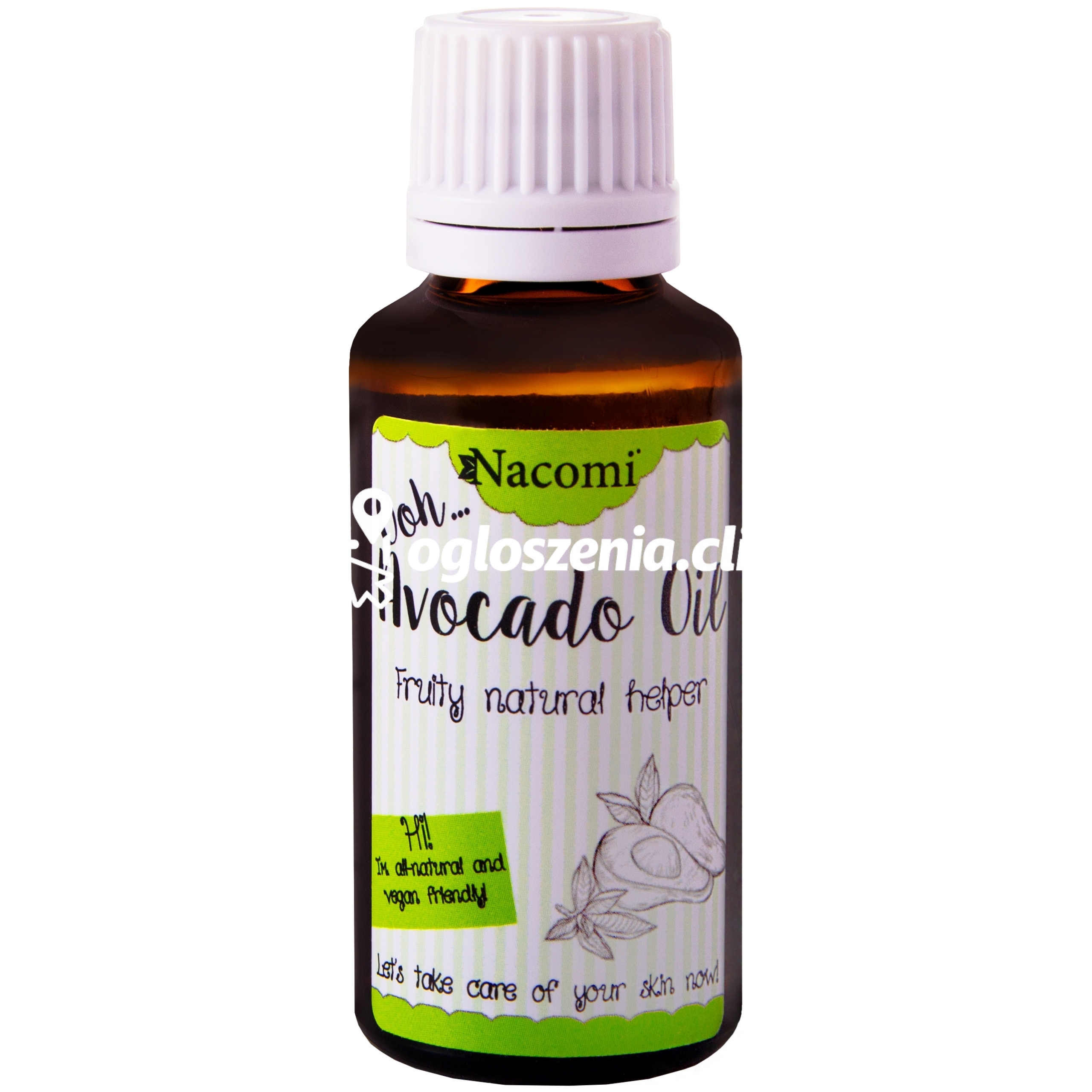 Zdjęcie produktu Nacomi Olejek z Awokado lagodzacy tloczony na zimno 30 ml