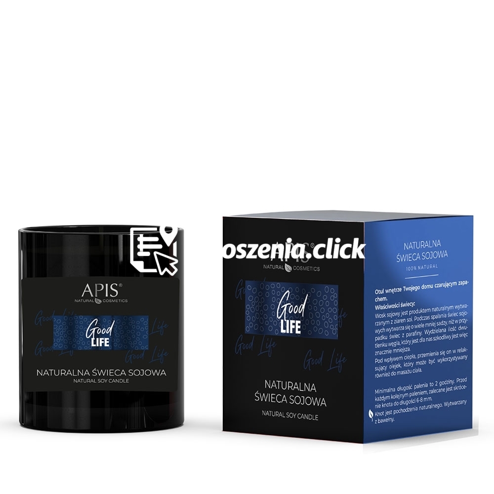 Zdjęcie produktu Naturalna zapachowa swieca sojowa Apis Good Life