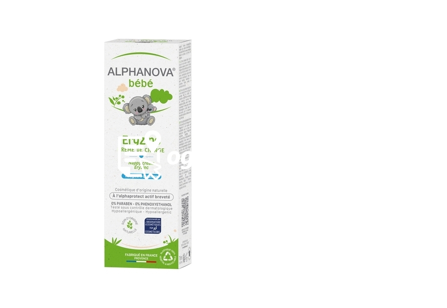 Zdjęcie produktu Naturalny krem do pupy przeciw odparzeniom, Eryzinc, 75g