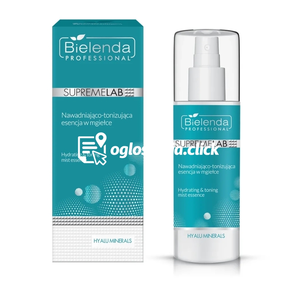 Zdjęcie produktu Nawadniajaco-tonizujaca esencja w mgielce - Bielenda Supremelab Hyalu Minerals - 150 ml