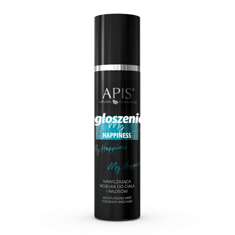 Zdjęcie produktu Nawilzajaca mgielka do ciala i wlosów - Apis My Happiness - 150 ml