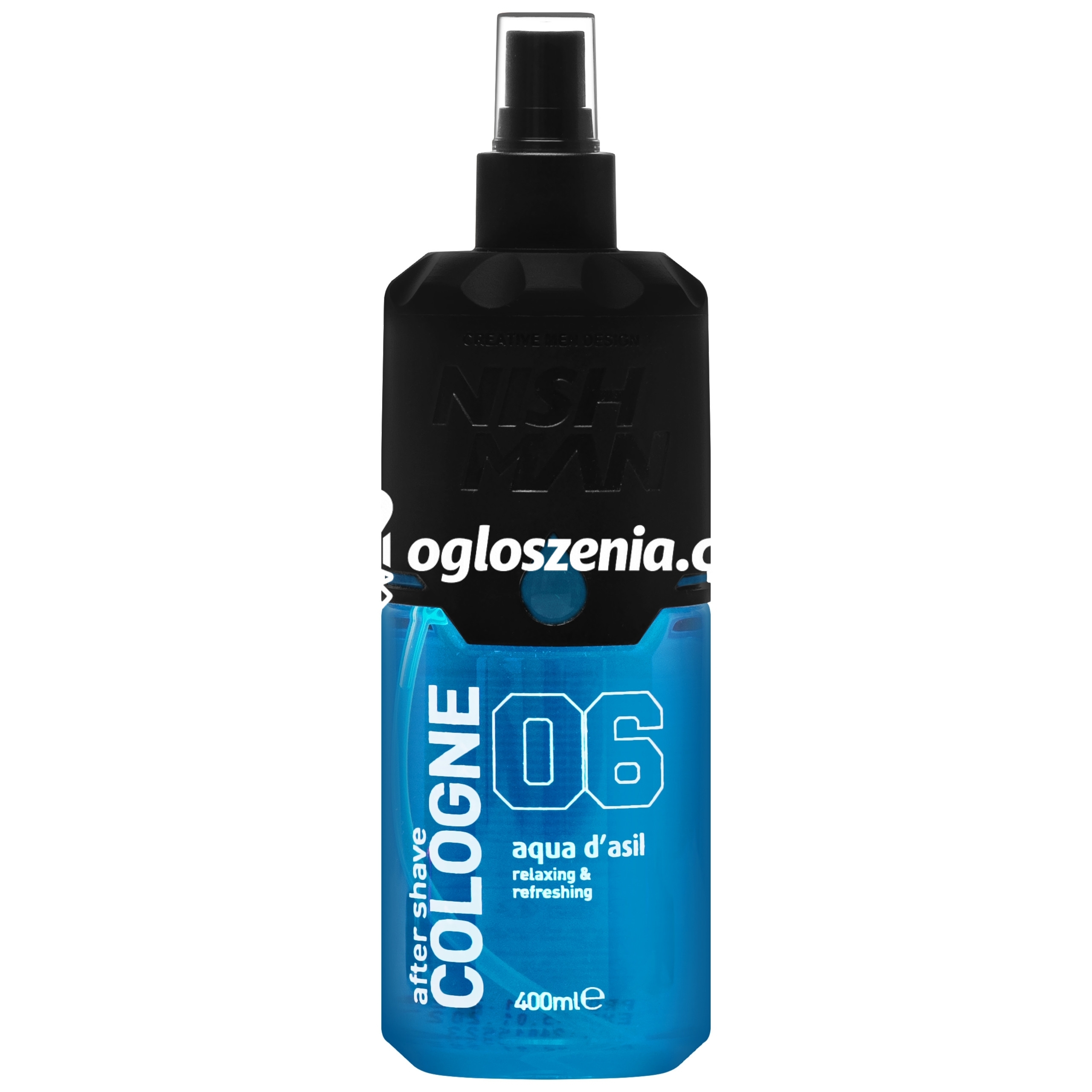 Zdjęcie produktu Nishman After Shave Cologne Aqua D`asil - woda kolonska po goleniu, 400ml