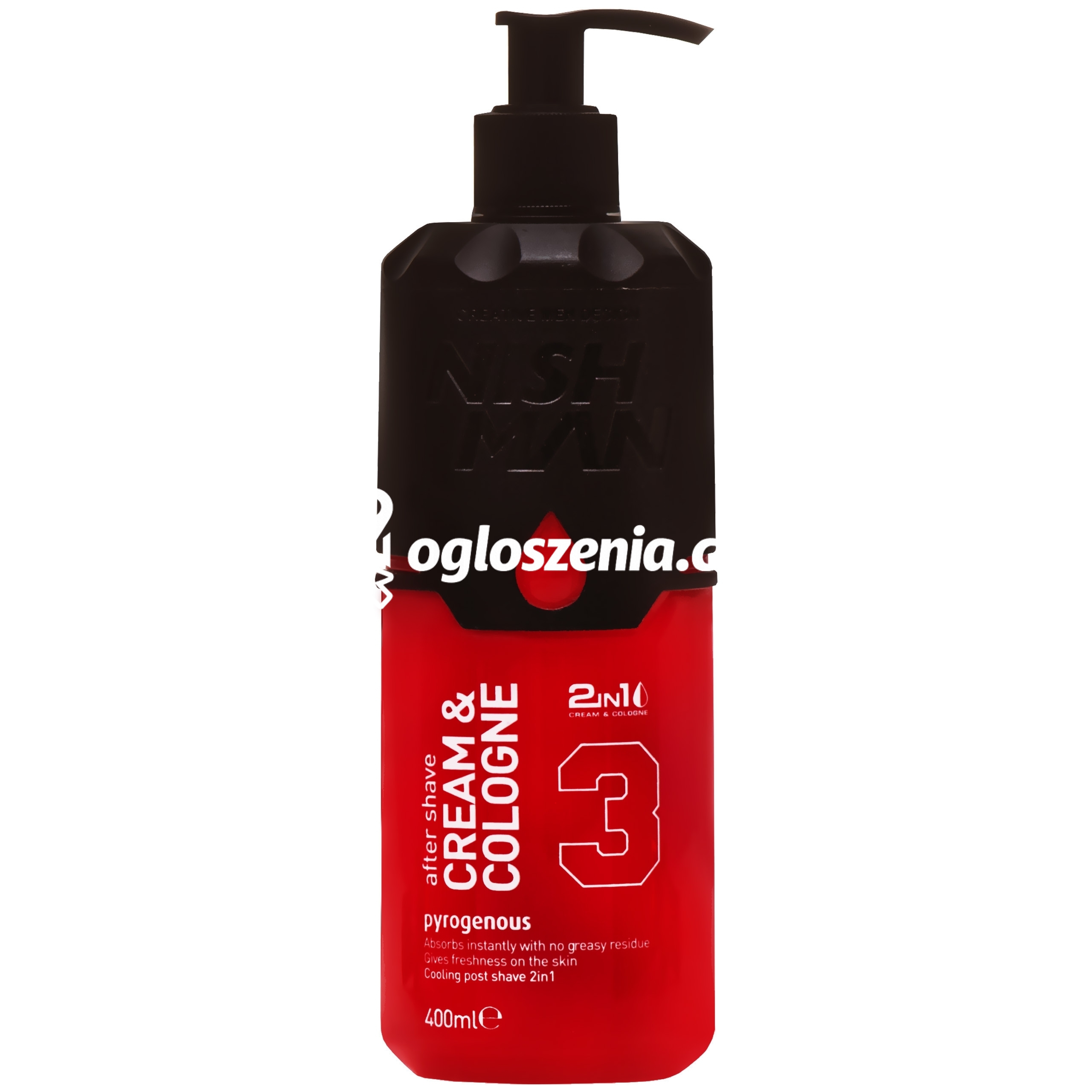 Zdjęcie produktu Nishman After Shave Cream Pyrogen - krem po goleniu, 400ml