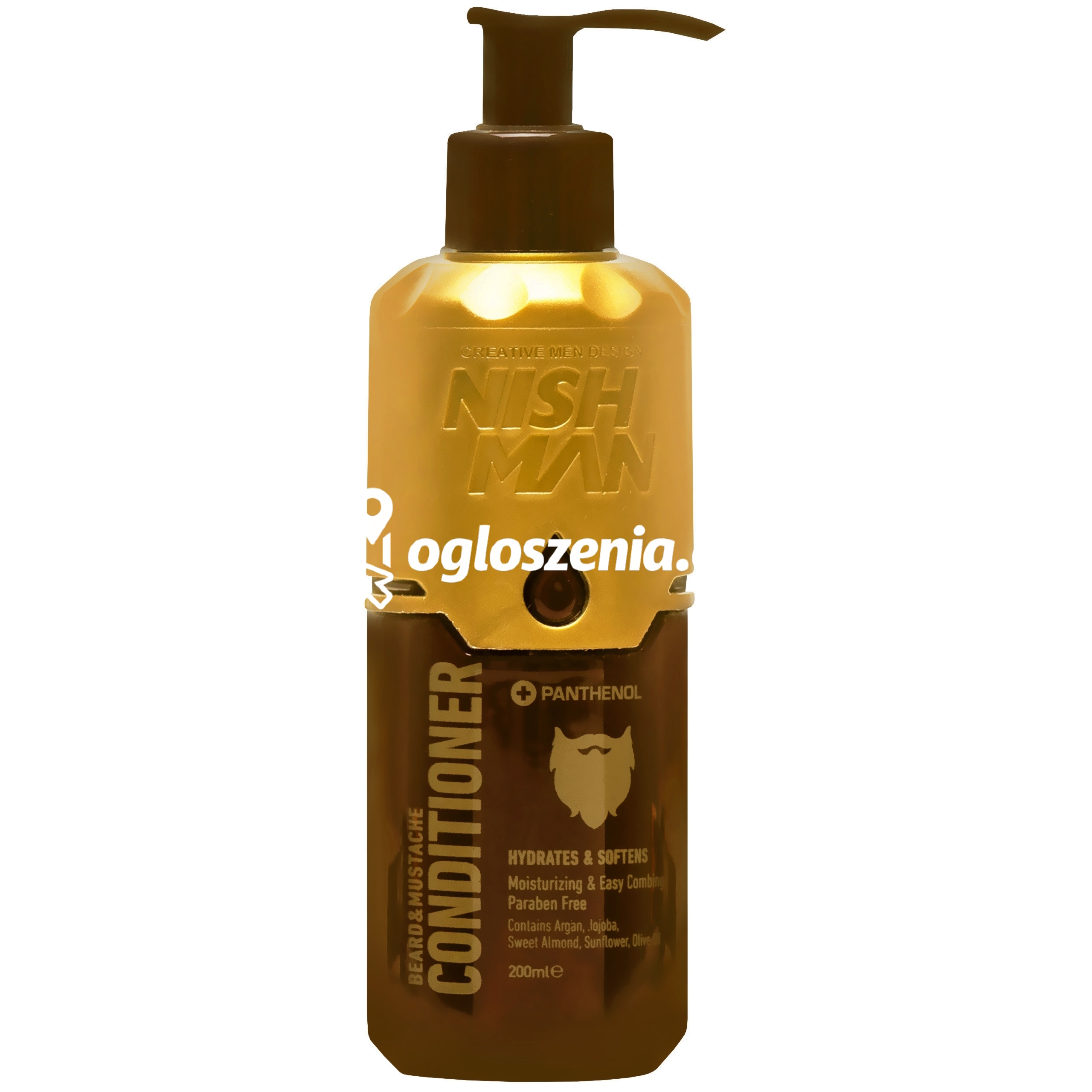 Zdjęcie produktu Nishman Beard and Mustache Conditioner - odzywka do brody i wasów, 200ml