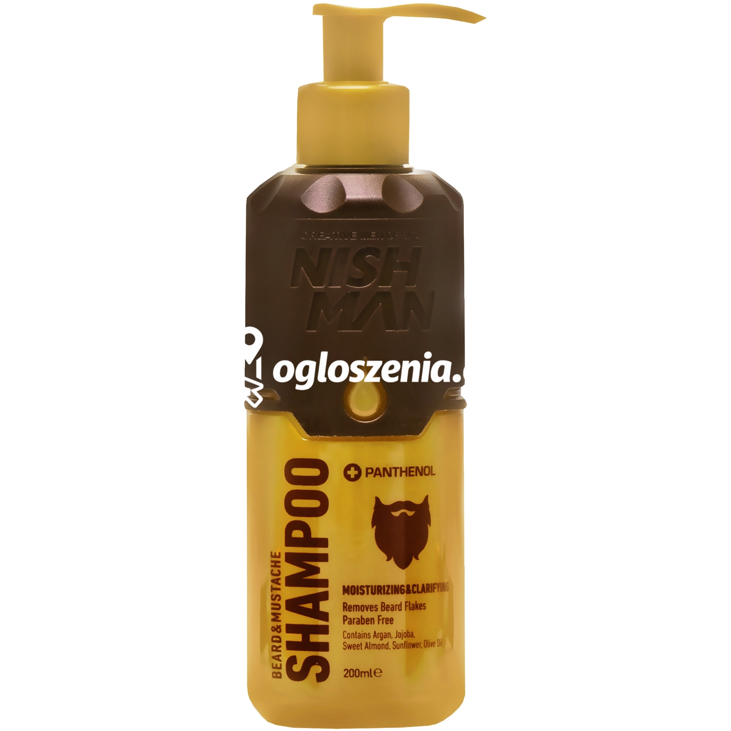 Zdjęcie produktu Nishman Beard and Mustache - szampon do brody i wasów, 200ml