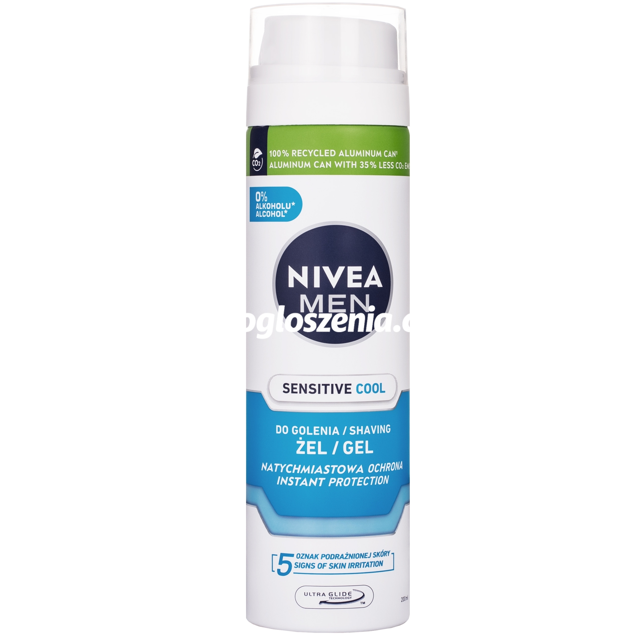 Zdjęcie produktu Nivea Men Sensitive Cool Gel – chlodzacy zel do golenia dla mezczyzn 200 ml