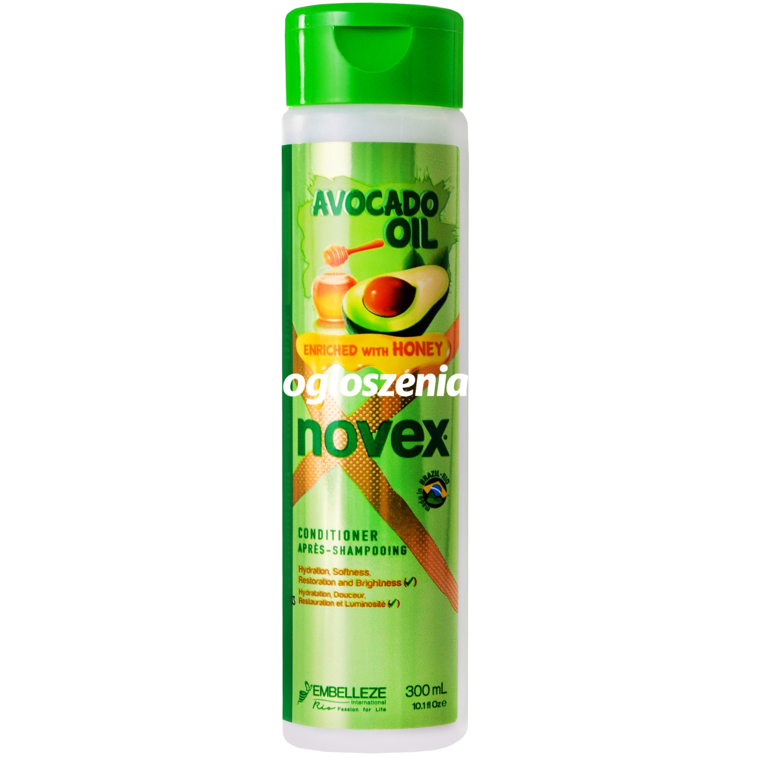 Zdjęcie produktu Novex Avocado Oil Conditioner - intensywnie nawilzajaca odzywka do wlosów suchych 300ml