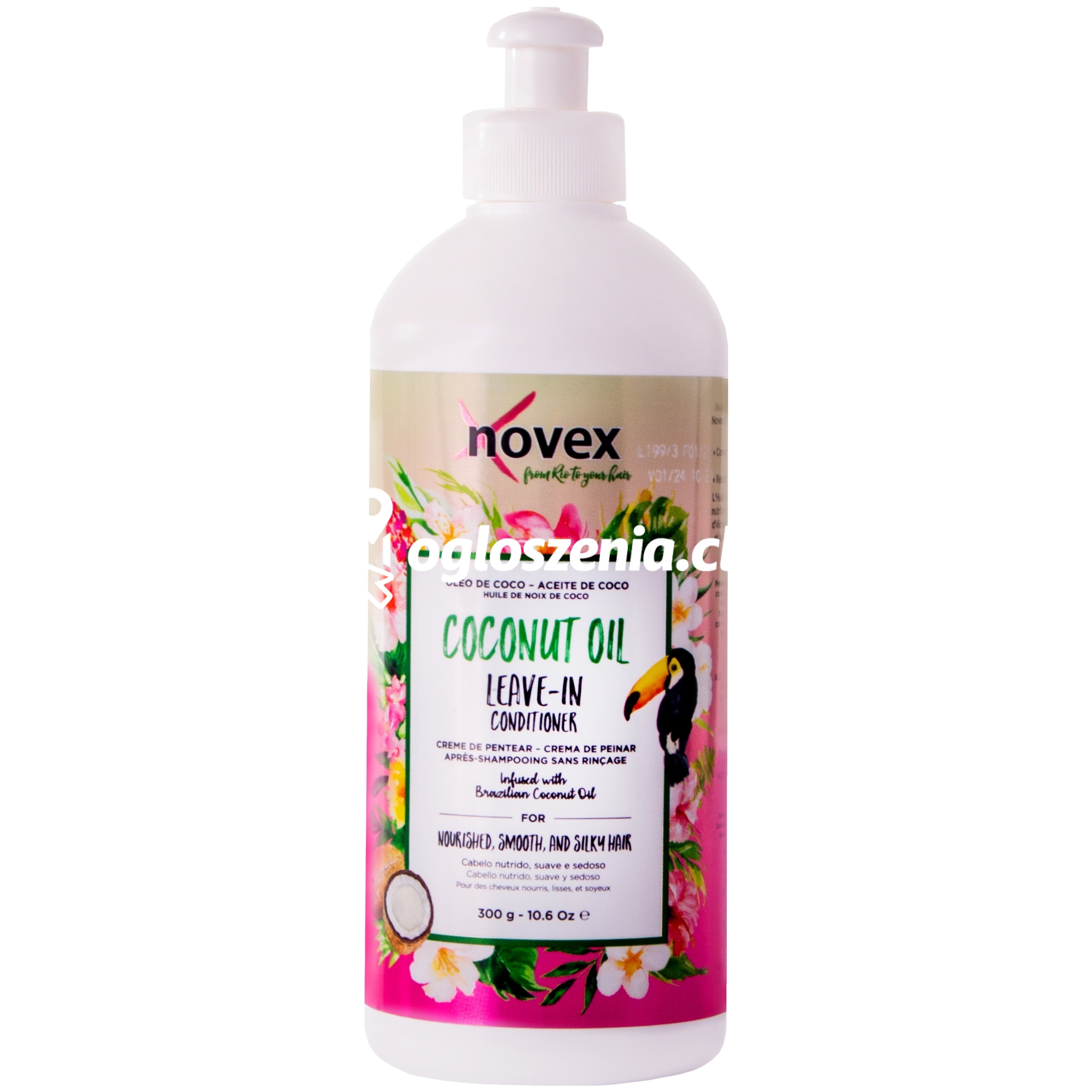Zdjęcie produktu Novex Coconut Oil Leave-In wygladzajaca odzywka bez splukiwania 300g
