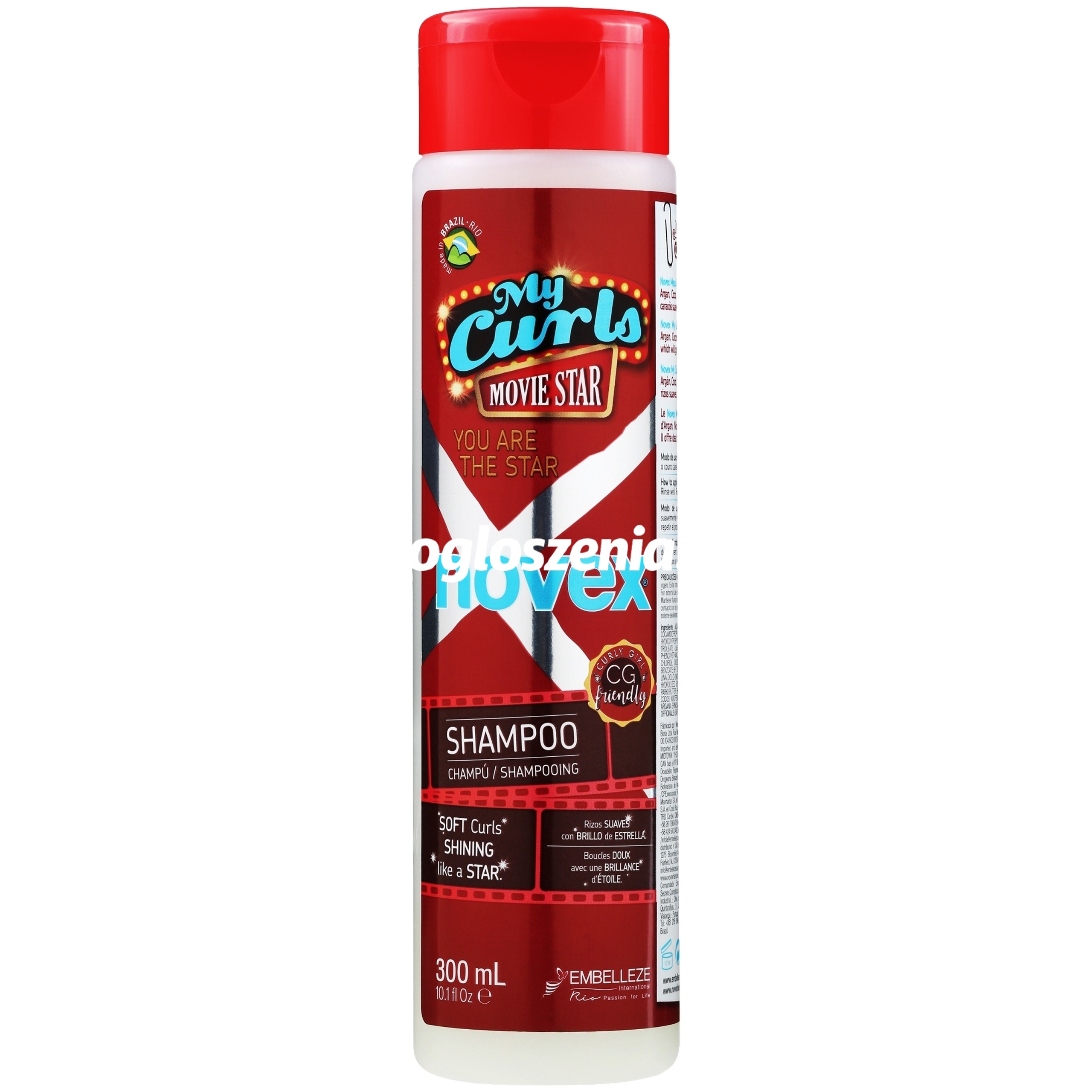 Zdjęcie produktu Novex My Curls Movie Star - szampon do wlosów kreconych, 300ml