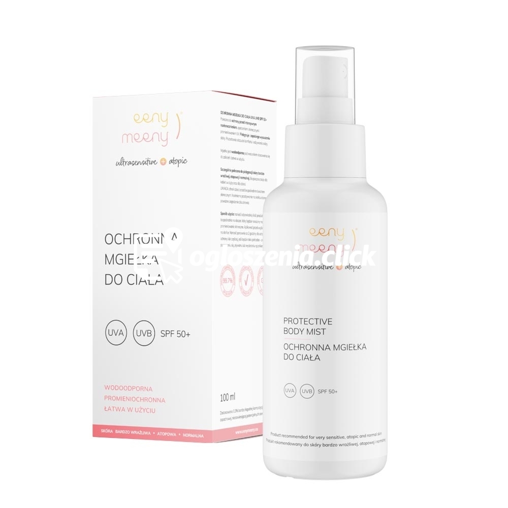 Zdjęcie produktu Ochronna mgielka do ciala SPF 50 eeny meeny 100 ml